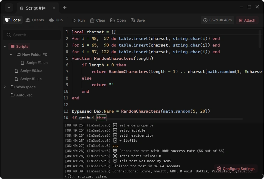 Isaeva Executor UI Showcase
